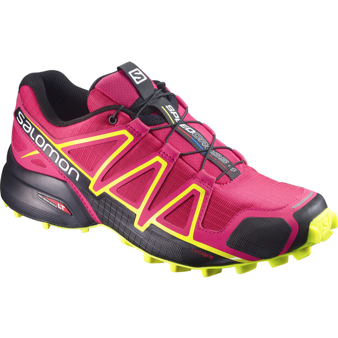 Salomon SPEEDCROSS 4 W Zapatillas Trail Running Mujer - Rosas Negras - Colombia (68741-GYSZ)